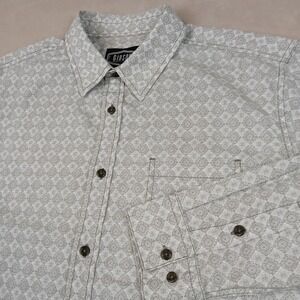 Gibson Trading Company Large Mens Shirt Casual Geometric Long‎ Sleeve